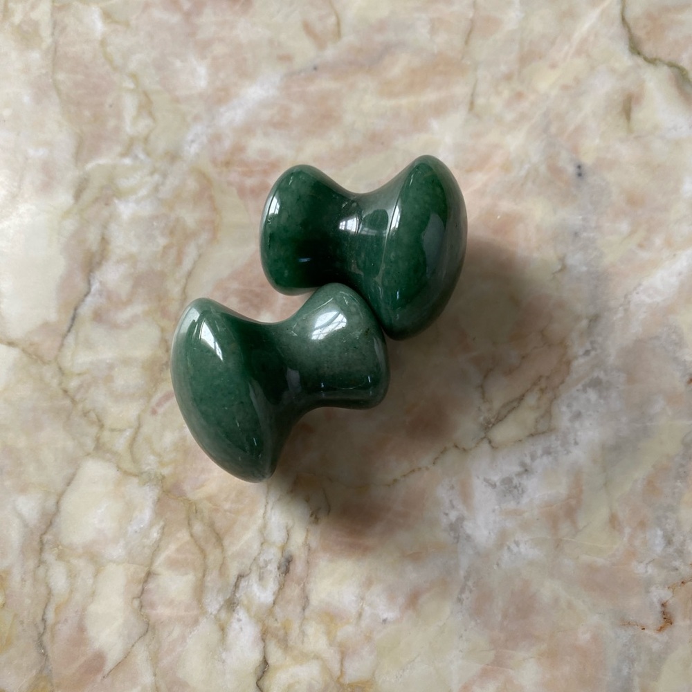 Gua Sha Jade Mushroom Massage Tool. Price is per item. I have two to sell.